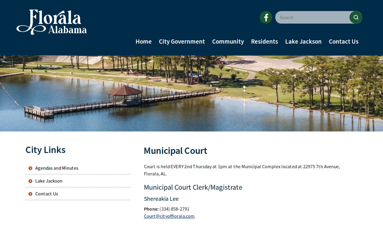 Covington County court calendar Florala municipal schedule