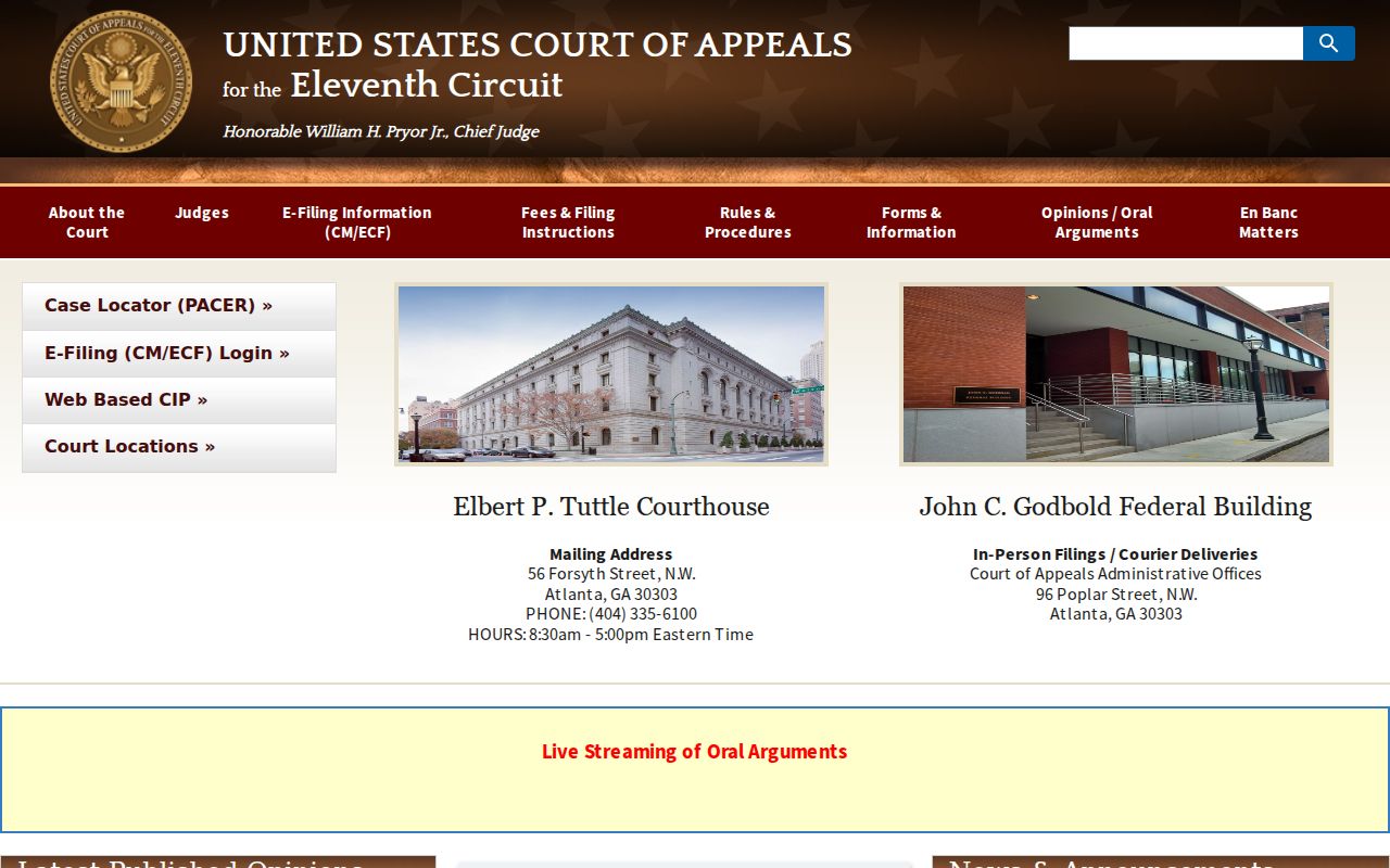 Covington County federal appellate court records